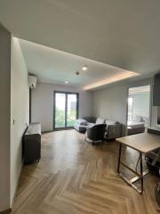 Modern living room with natural light