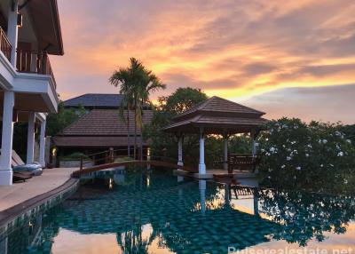 Panoramic Sea View 4-6 Bedroom Pool Villa for Sale in the Nai Harn/Rawai area of Phuket