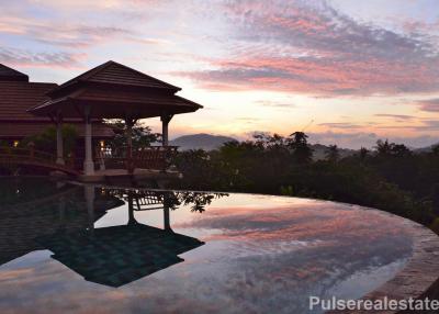 Panoramic Sea View 4-6 Bedroom Pool Villa for Sale in the Nai Harn/Rawai area of Phuket