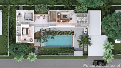 3-Bedroom Pool Villas in Baan Manik, Phuket - Built to Order - 3.5 km from Bluetree Waterpark