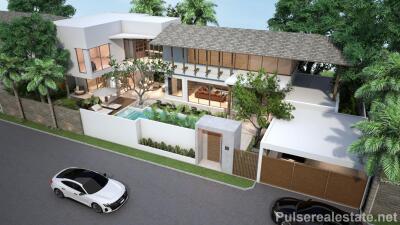 3-Bedroom Pool Villas in Baan Manik, Phuket - Built to Order - 3.5 km from Bluetree Waterpark