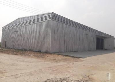 Large industrial warehouse exterior