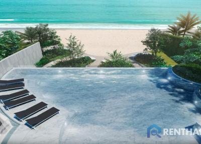 Beach front condominium  Arom Wongamat  2 bedroom sea view high floor