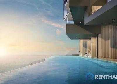 Beach front condominium  Arom Wongamat  2 bedroom sea view high floor