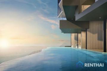 Beach front condominium  Arom Wongamat  2 bedroom sea view high floor