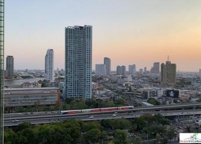 The River - Large 2 Bed Corner Unit on the 59th Floor for Rent in Sathorn