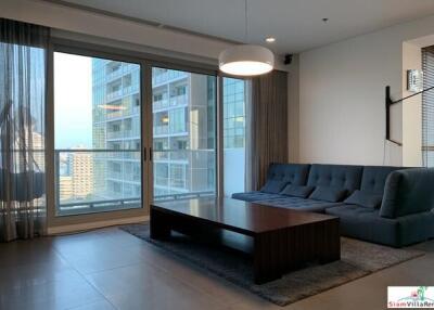 The River - Large 2 Bed Corner Unit on the 59th Floor for Rent in Sathorn