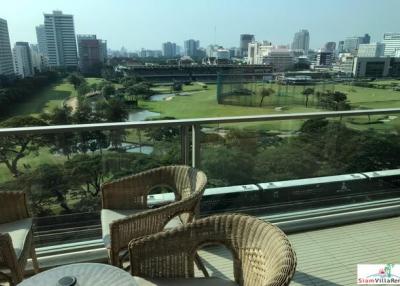 185 Rajadamri  Two Bedroom Condo with Spectacular Views of The Royal Bangkok Sports Club for Rent in Ratchadamri