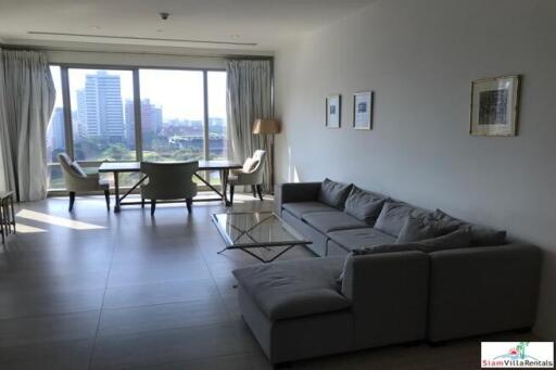 185 Rajadamri  Two Bedroom Condo with Spectacular Views of The Royal Bangkok Sports Club for Rent in Ratchadamri