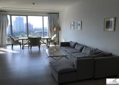 185 Rajadamri | Two Bedroom Condo with Spectacular Views of The Royal Bangkok Sports Club for Rent in Ratchadamri