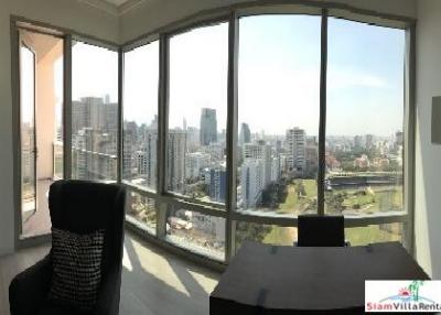 185 Rajdamri | Bright and Modern Two Bedroom Condo with Unblocked City Views in Lumphini for Rent