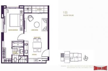 The XXXIX by Sansiri  Luxury One Bedroom for Rent Near BTS Phrom Phong and Shopping Centers
