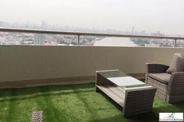 Bangkok River Marina - Four Bedroom Condo for Rent with views of the Chao Phraya River