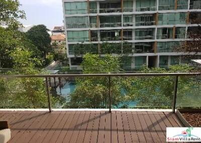 Ficus Lane Condo  Extra Large Two Bedroom with Pool Views in Phra Khanong