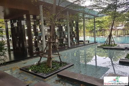 Ficus Lane Condo  One Bedroom Condo with Garden Views for Rent in Phra Khanong