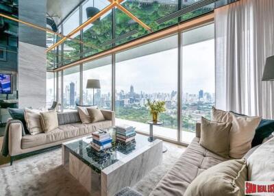 Saladaeng One - Luxury One Bedroom Corner Unit for Rent with Lumphini Park Views