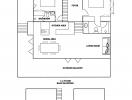 Architectural floor plan of a residential building