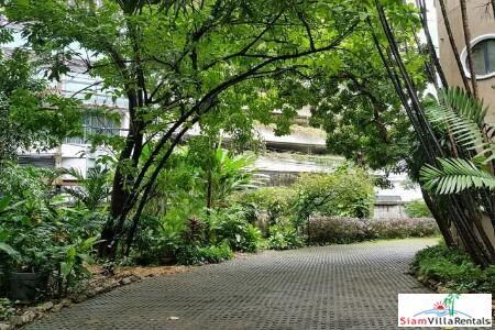 Siri Wireless Apartment - City Living and a Garden Setting in this Two Bedroom Lumphini Apartment for Rent