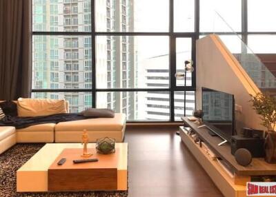 Ivy Ampio Condominium - Elegant Three Bedroom Duplex for Rent on Fantastic Ratchadapisek Road