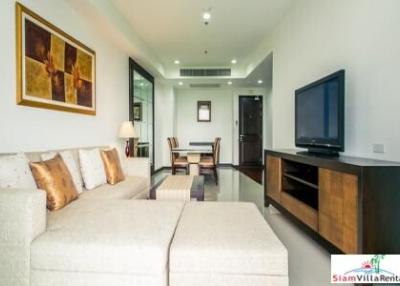 Baan Rajprasong  Unobstructed Views from the 17th Floor of this Two Bedroom for Rent in Lumphini