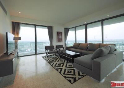 The Pano - Exceptional River Views from this Three Bedroom Corner Condo for Rent in Surasak