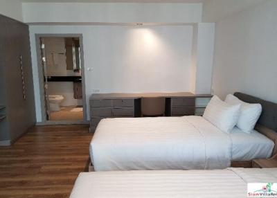Pet Friendly Two Bedroom for Rent with City and Pool Views on Sukhumvit 19 BTS Asoke