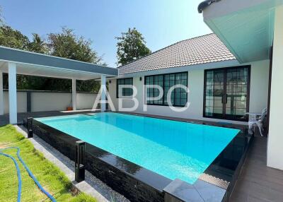 Brand New Modern 4 Bedroom 3 Bathroom Pool Villa in East Pattaya ABPC1178