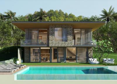 Brand new villa with one of the most beautiful views of Koh Samui