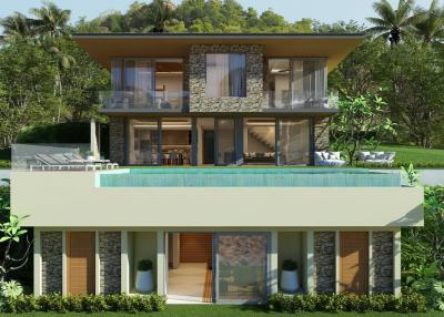 Brand new villa with one of the most beautiful views of Koh Samui