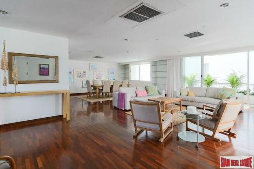 Ariel Apartment  Extra Spacious & Special Three Bedroom Apartment for Rent in a Low Density Sathorn Building - Pet Friendly