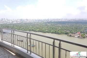 Supalai Prima Riva  Luxurious and Very Spacious Four Bedroom with Fantastic Chao Phaya River Views in Chong Nonsi