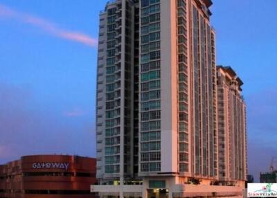 Nusasiri Grand Condo - Spacious Furnished Two Bedroom Condo for Rent Close to BTS Ekkamai