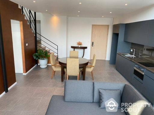 2-BR Condo at The Lofts Silom near BTS Surasak