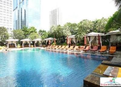Sky Villas Sathorn  City and Pool Views from this One + Study Bedroom in Si Lom