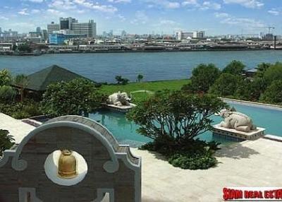 Baan Sathorn Chaophraya  Two Bedroom, Two Bathroom Condo for Rent, High Floor & Great View of Chao Phraya River