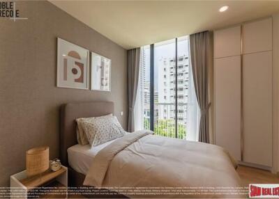 Noble Recole - Newly Completed High-Rise at Sukhumvit 19, Central Asoke - 2 Bed Condo for Rent on 4th Floor with Green Views