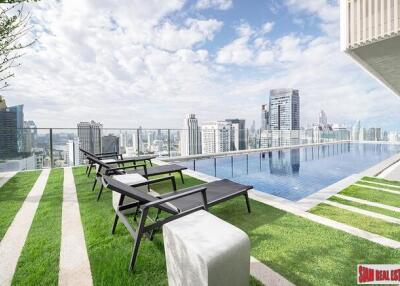 Noble Recole - Newly Completed High-Rise at Sukhumvit 19, Central Asoke - 2 Bed Condo for Rent on 4th Floor with Green Views