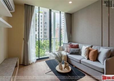 Noble Recole - Newly Completed High-Rise at Sukhumvit 19, Central Asoke - 2 Bed Condo for Rent on 4th Floor with Green Views