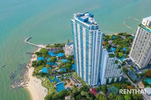 For sale Beach front condo The Palm Wongamat Studio Sea view