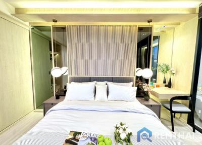 คอนโดมเนียมริมหาดจอมเทียนแห่งใหม่ Sky Park Lucean Jomtien  1 bedroom 40 sq.m.