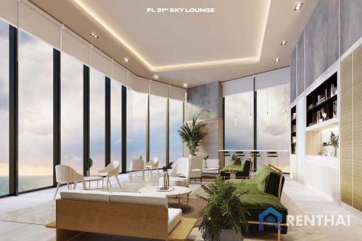 New Project Near Jomtien Beach Sky Park  Lucean 1 bedroom 40 sq.m.