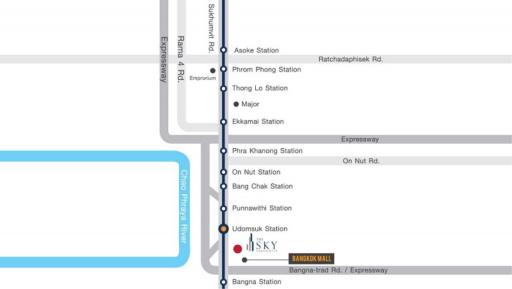 Close-up of a city transport map showing various train stations