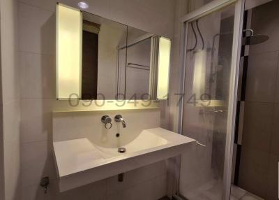 Modern Bathroom with Glass Shower Enclosure