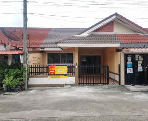 💝 One-story townhouse, renovated, Kabinburi-Chachoengsao Road. Ban Suan Pruksa University 304 🏠