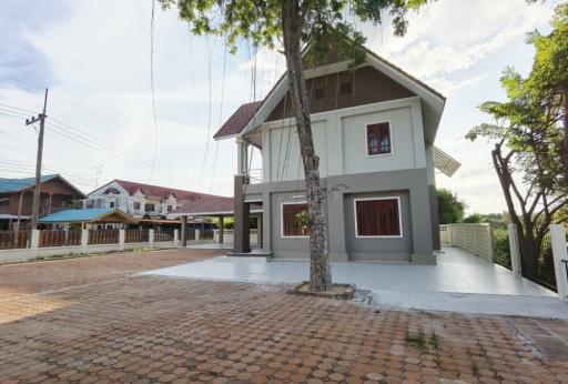 💝 2-story house, renovated, 219 sq m, Wat Phra Yat - Hantra Road, Thaweesap Village 🏠