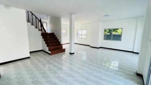 💝 2-story house, renovated, Asia Road (Highway 32), Grand Villa Ayutthaya Project 🏠