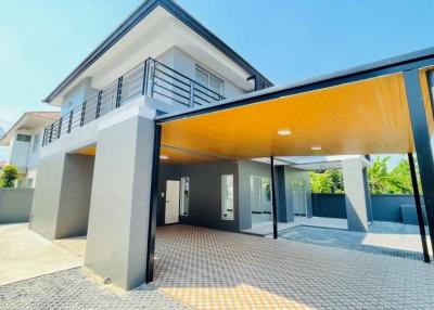 💝 2-story house, renovated, Asia Road (Highway 32), Grand Villa Ayutthaya Project 🏠