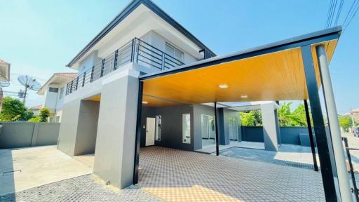 💝 2-story house, renovated, Asia Road (Highway 32), Grand Villa Ayutthaya Project 🏠