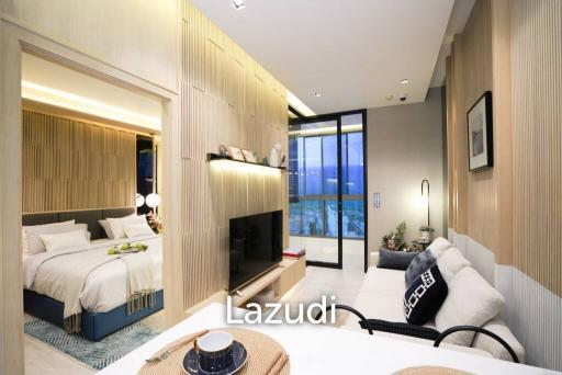 1 Bed 1 Bath 40.84 SQ.M Skypark Lucean Jomtien Pattaya Phase 1