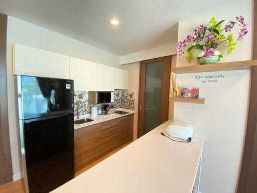 Modern kitchen with stainless steel appliances